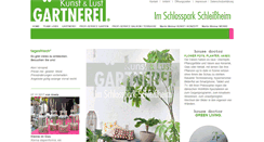 Desktop Screenshot of kunst-undlustgaertnerei.de